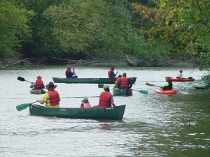 Paddlers on the Conewnago