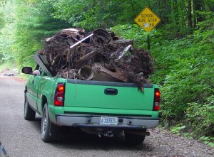 One of 5 Truckloads of Metals Recycled